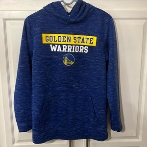 NBA Golden State Warriors Royal blue pullover hoodie. Size Kids XL.